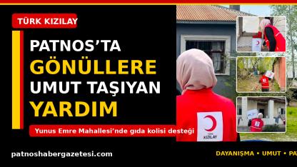 Türk Kızılay Patnos’tan Yunus Emre Mahallesi’nde Gıda Desteği