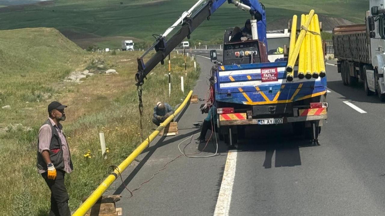 Ağrı OSB’de doğalgaz altyapı çalışmaları sürüyor