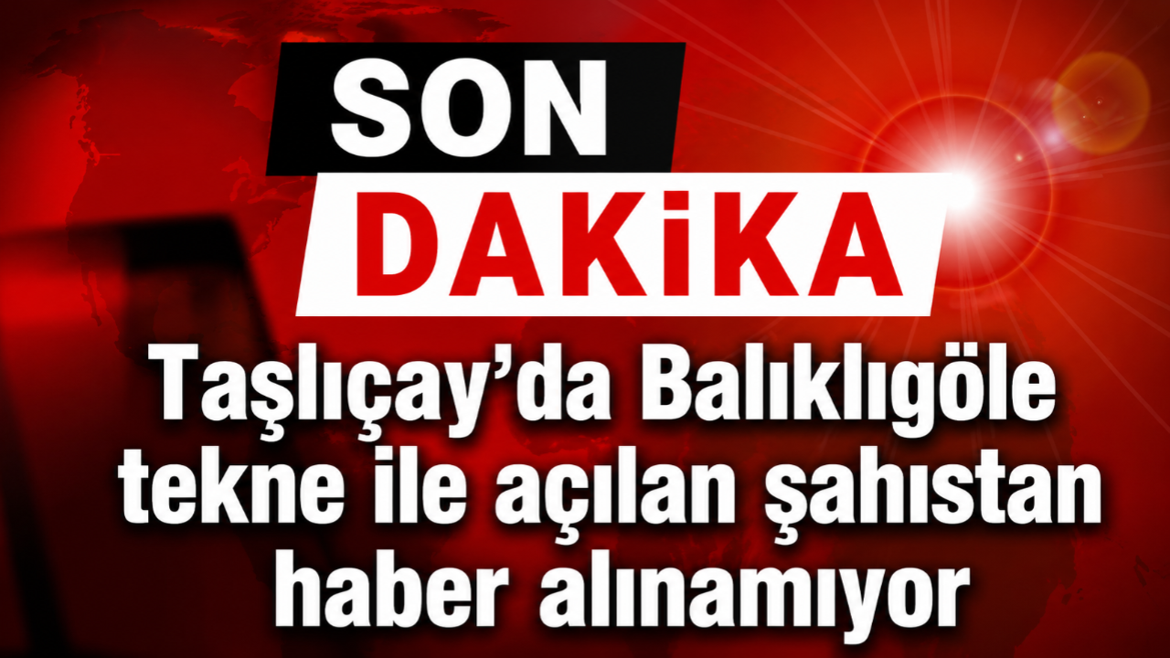 Ağrı’da Balıklıgöl’de kaybolduğu değerlendirilen şahıs için arama çalışması başlatıldı