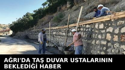 Ağrı'da İstinat Duvarı Yapım İhalesi
