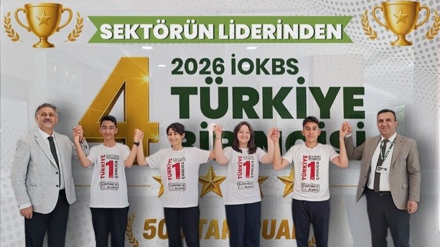 Çamlıca Koleji bursluluk sınavına damga vurdu: 4 Türkiye birincisi