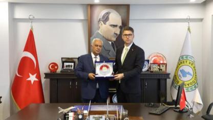 Erciş Kaymakamı Karaloğlu'ndan Erciş TSO'ya Veda Ziyareti