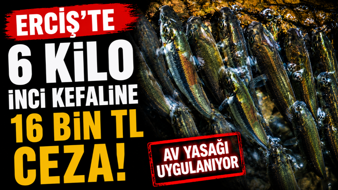 Erciş'te 6 Kilo İnci Kefaline 16 Bin TL Ceza!