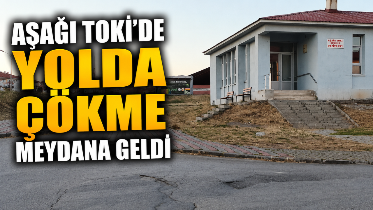 Erciş'te Çöken Yol Vatandaşları İsyan Ettirdi