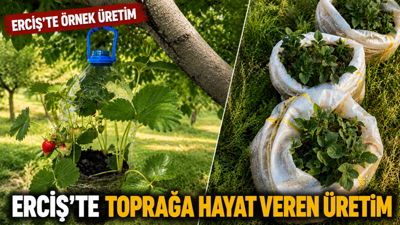 Erciş'te Nusret Hoca toprağa hayat veriyor