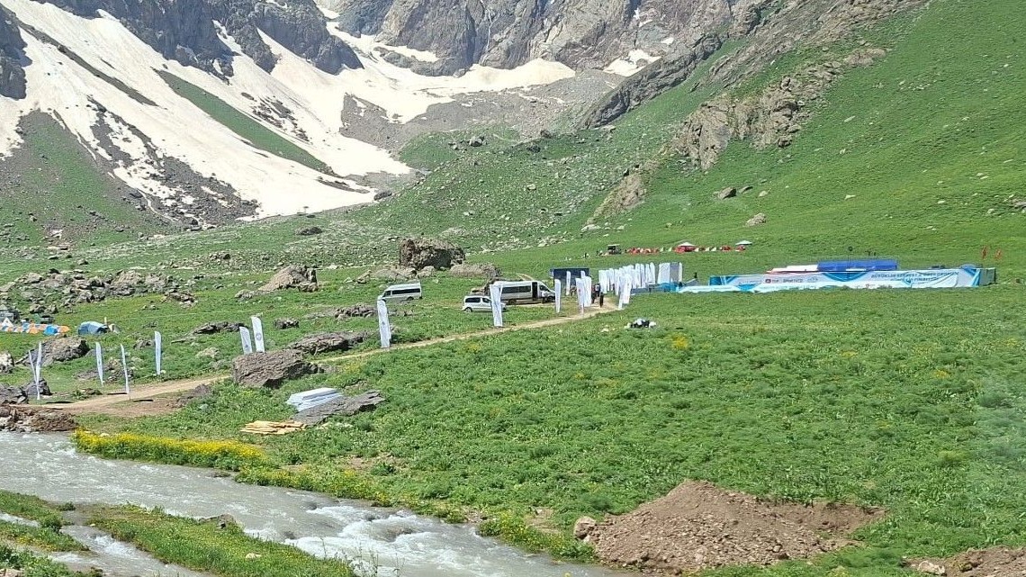 Hakkari'de Cennet Cehennem Vadisi’nde güreş finali heyecanı