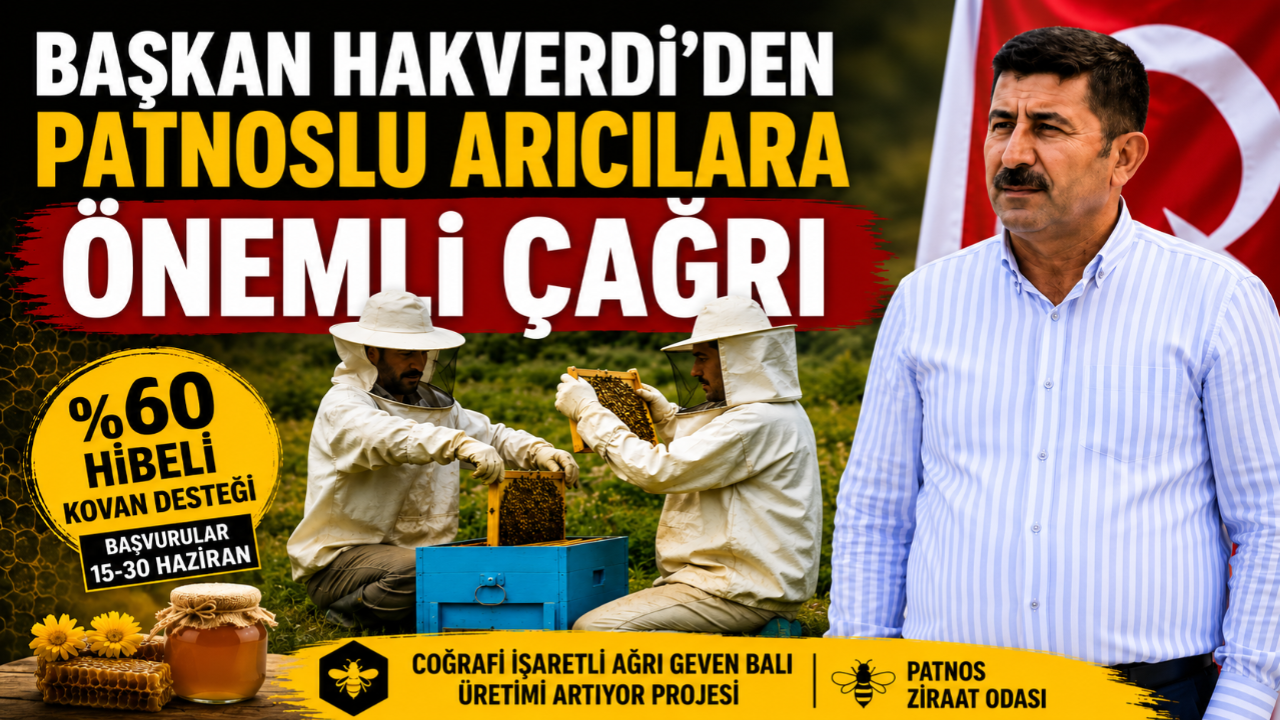 Hakverdi'den arıcılara hibe müjdesi