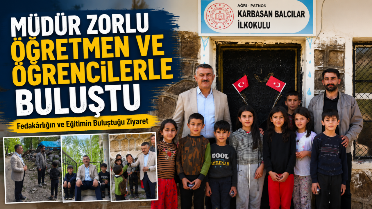 İlçe Milli Eğitim Müdürü Yüksel Zorlu’dan Anlamlı Okul Ziyareti