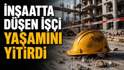 İnşaatta Düşen İşçi Yaşamını Yitirdi