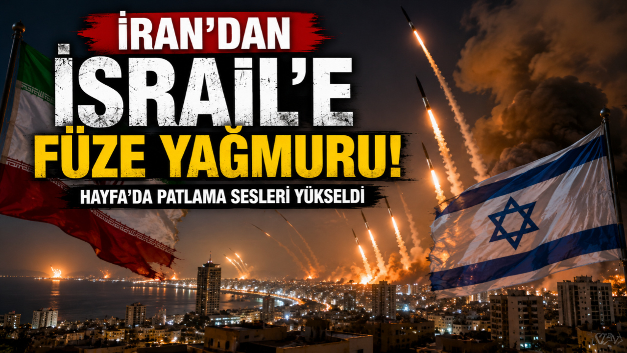 İran'dan İsrail'e Füze Yağmuru