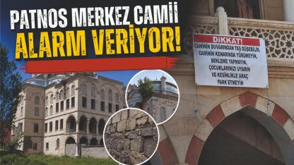 Patnos Merkez Camii Alarm Veriyor!