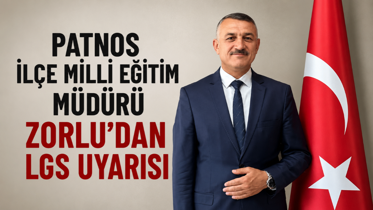 Patnos Milli Eğitim Müdürlüğü'nden LGS Öncesi Sessizlik Çağrısı