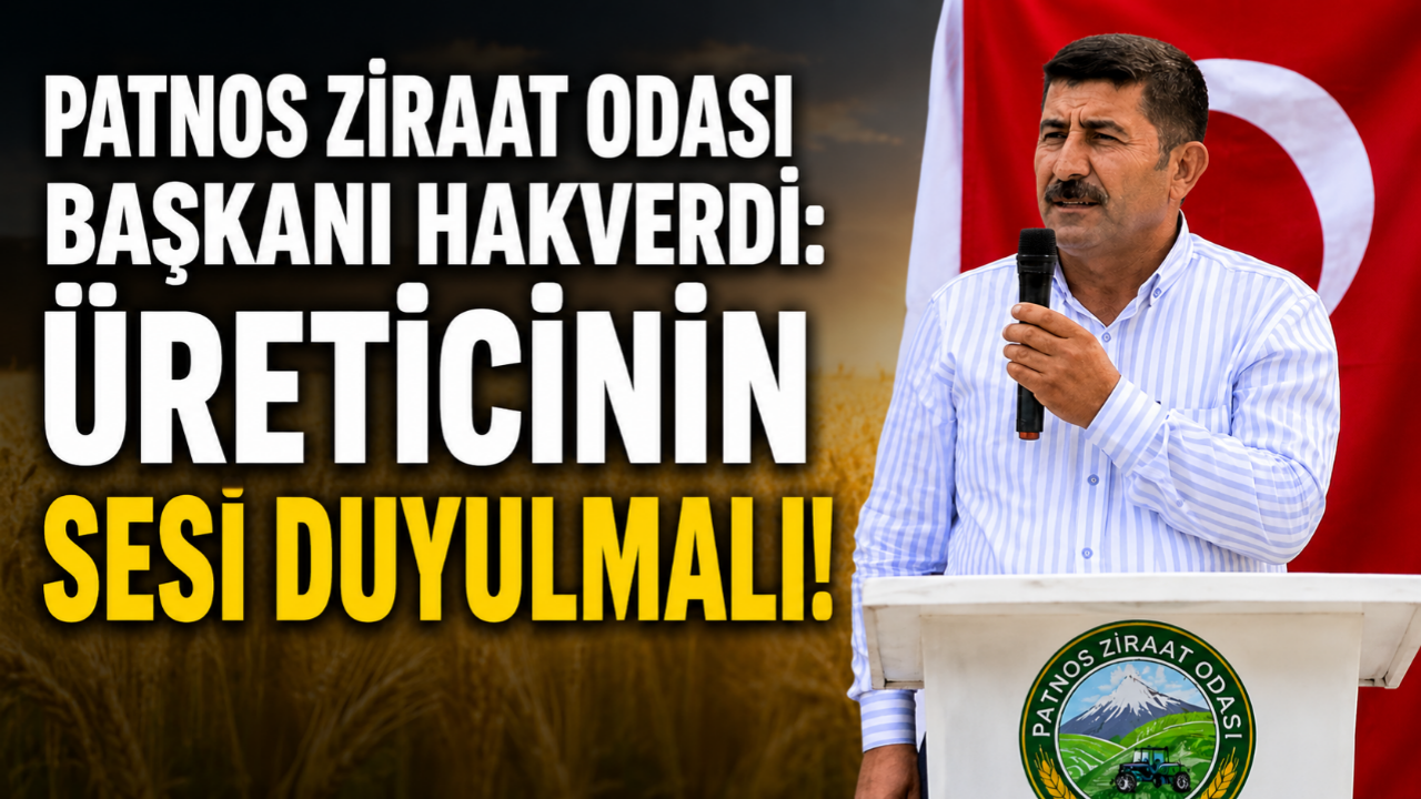Patnos Ziraat Odası’ndan TMO Fiyatlarına Tepki