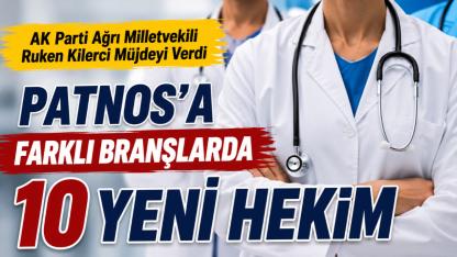 Patnos'a Farklı Branşlarda 10 Yeni Hekim