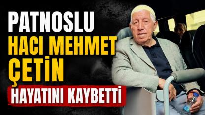 Patnoslu Çetin Ailesinin Acı Günü