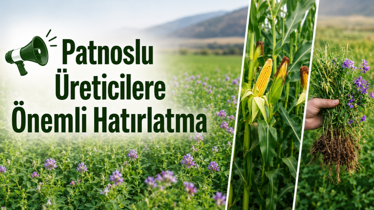 Patnoslu Üreticilere Önemli Hatırlattma