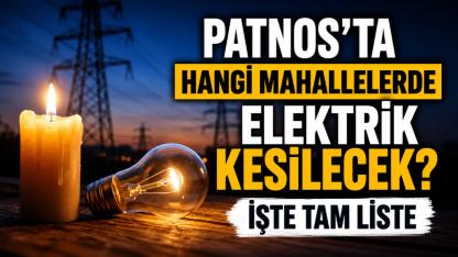 Patnos'ta 09.00–17.00 Saatleri Arasında Elektrik Yok