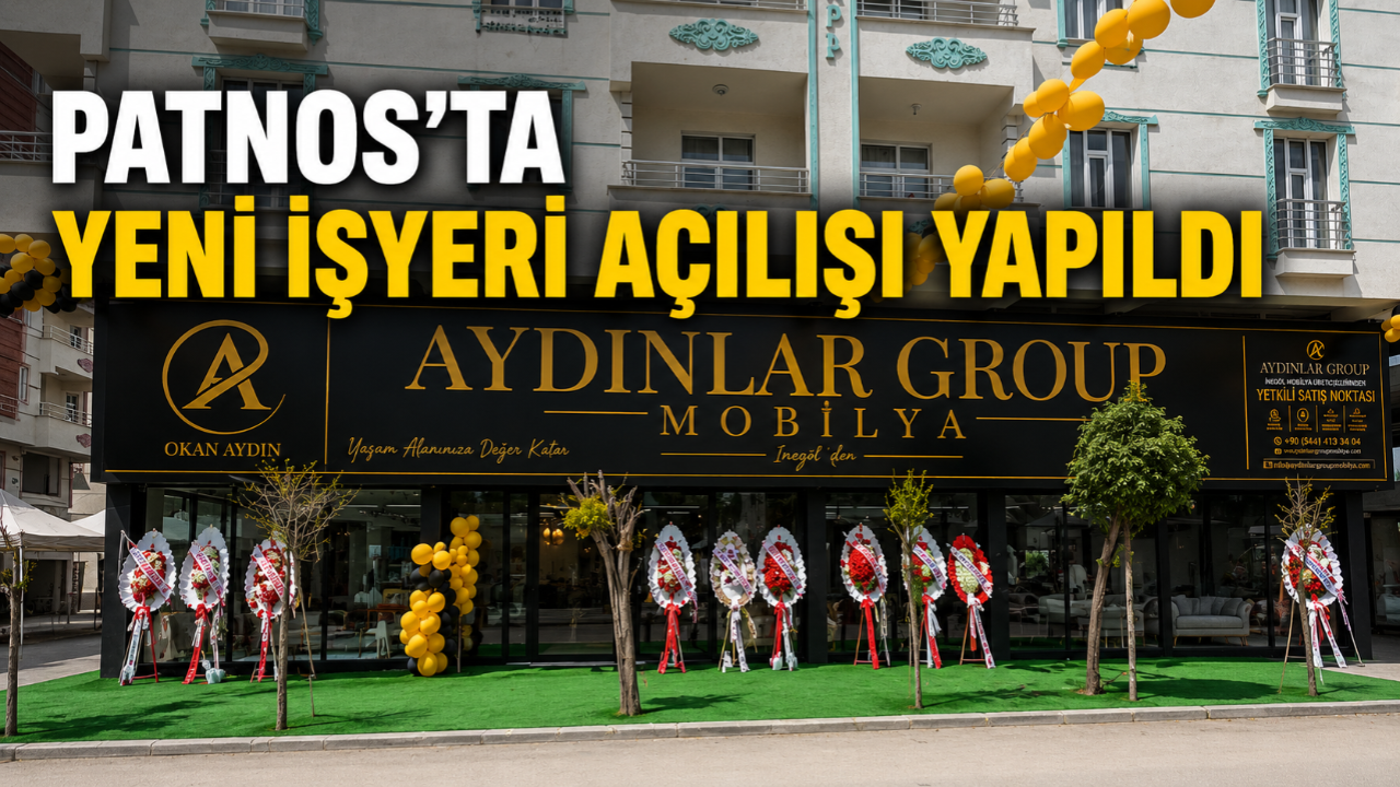 Patnos'ta Aydınlar Group Mobilya Mağazası Hizmete Açıldı