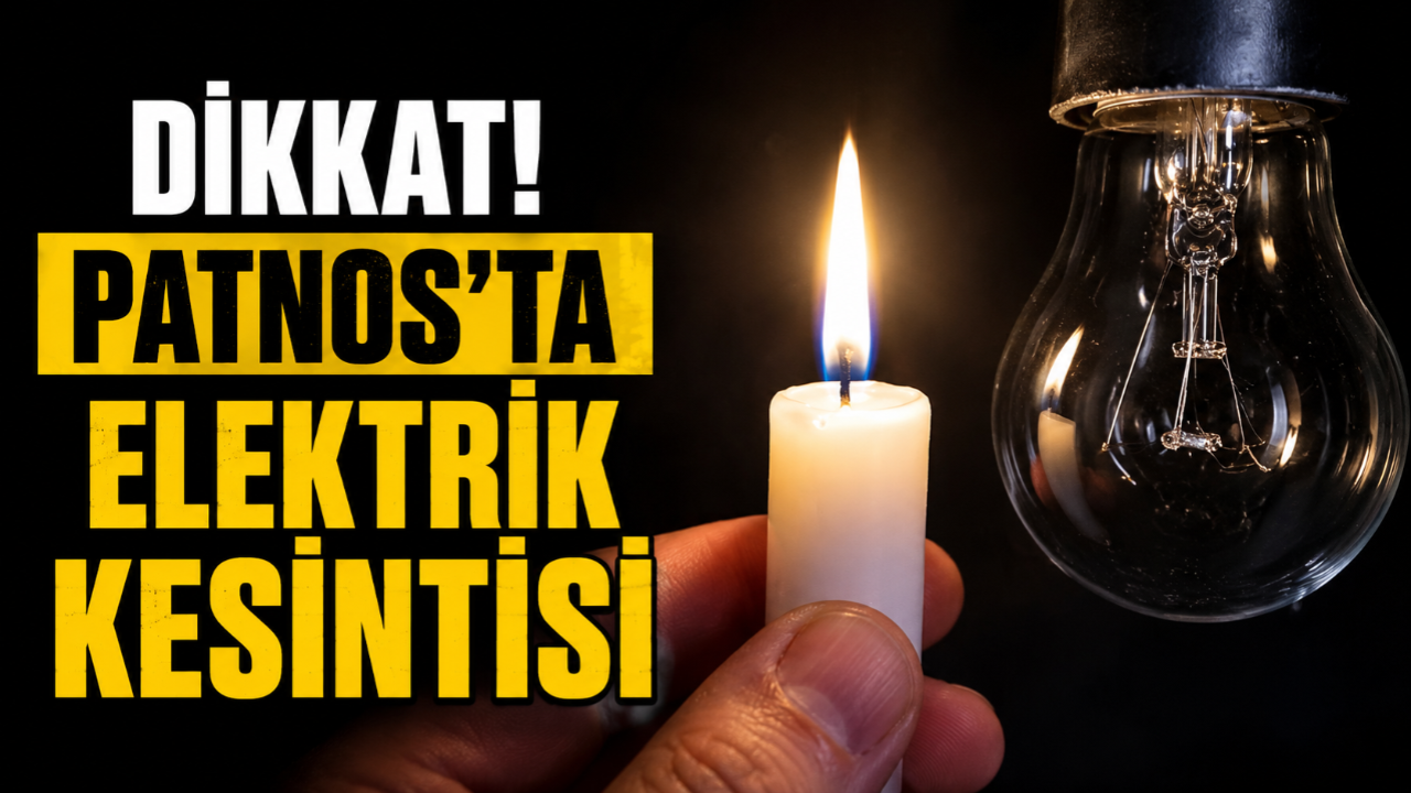 Patnos'ta elektrik kesintisi uyarısı