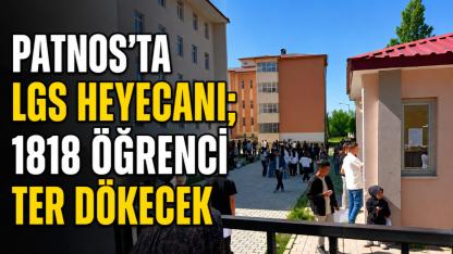 Patnos'ta LGS Heyecanı: 1818 Öğrenci Geleceği İçin Ter Dökecek