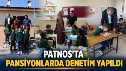 Patnos'ta Okul Ziyareti ve Pansiyon Denetimi Gerçekleştirildi
