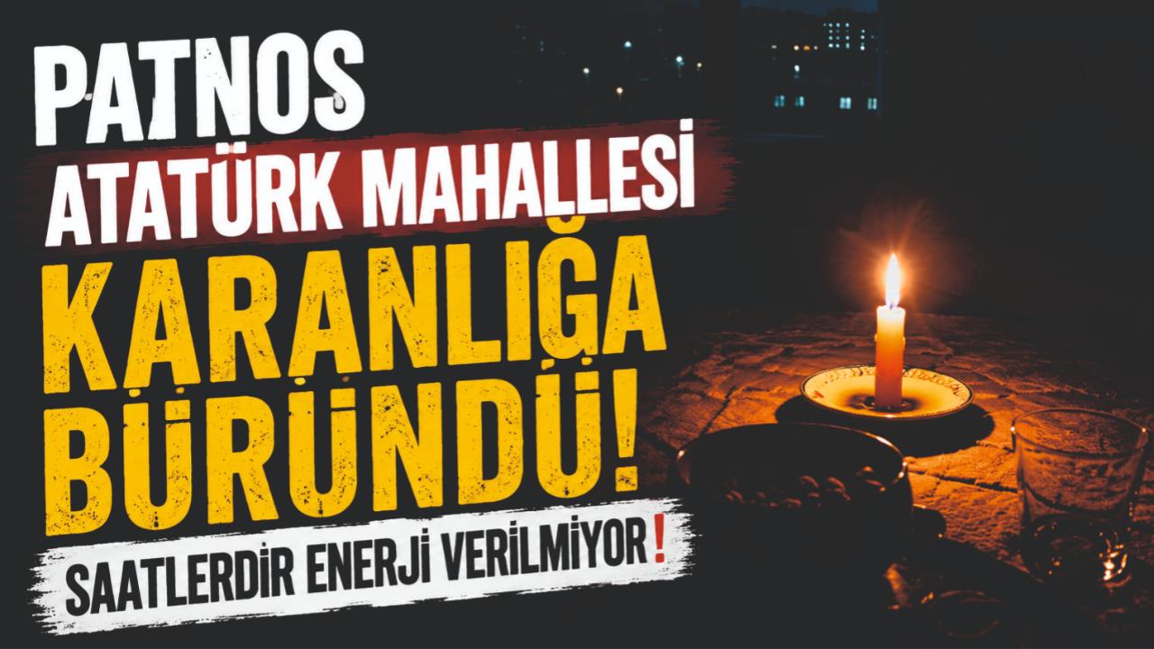 Patnos'ta Saatlerdir Süren Elektrik Kesintisi Vatandaşları Mağdur Etti