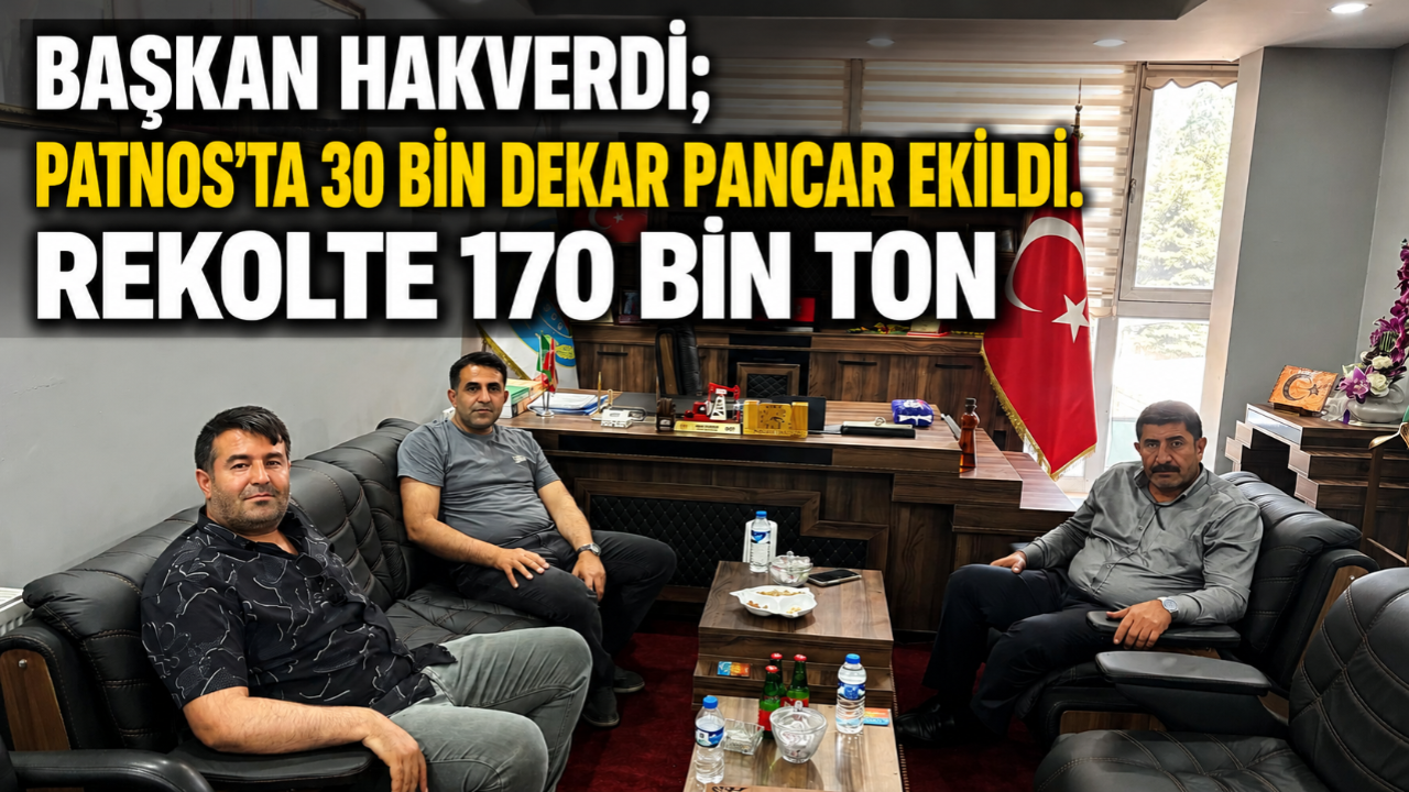 Patnos’ta Şeker Pancarı Ekim Sezonu Tamamlandı