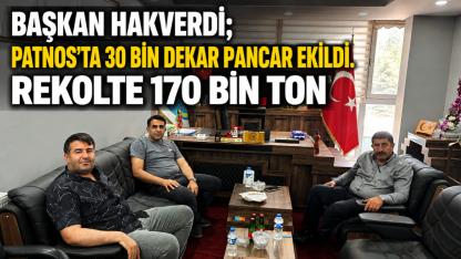 Patnos’ta Şeker Pancarı Ekim Sezonu Tamamlandı