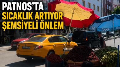 Patnos'ta Sıcak Havalara Karşı Şemsiyeli Önlem