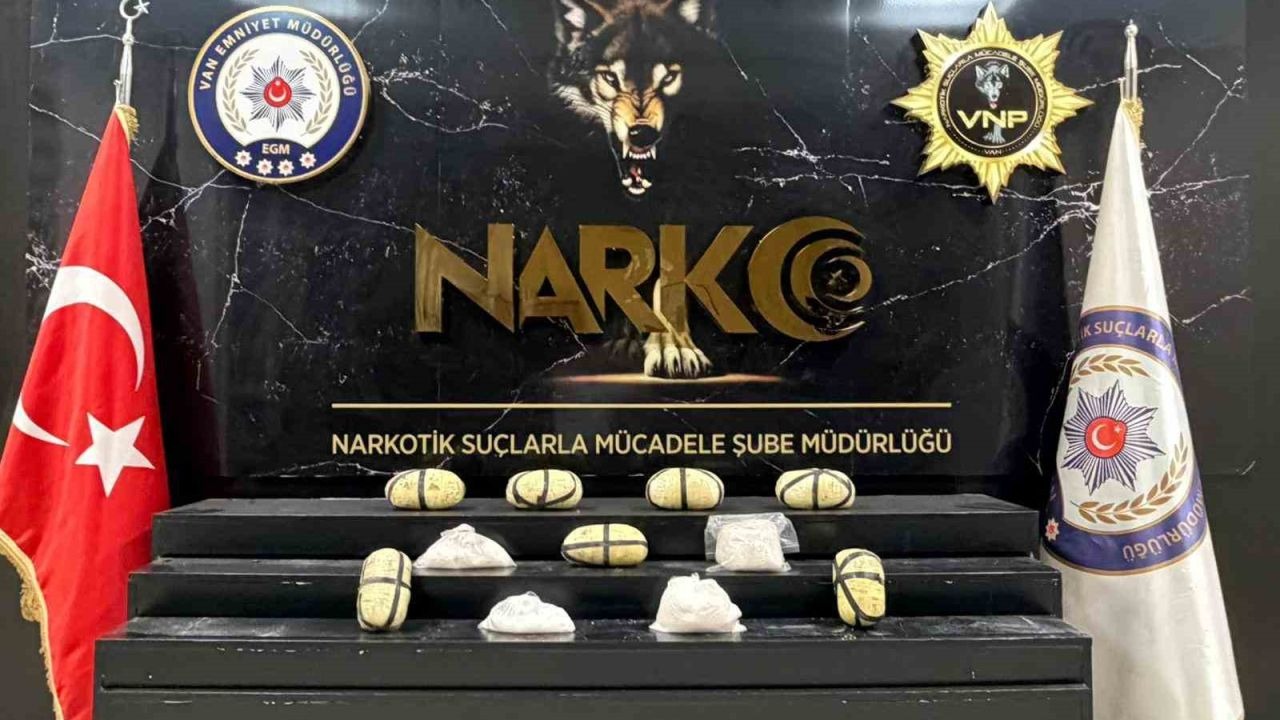 Polis Van’da 10 kilo 260 gram metamfetamin ele geçirdi