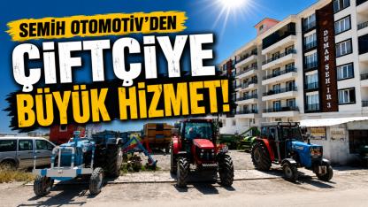 Semih Otomotiv'den Çiftçiye Büyük Destek