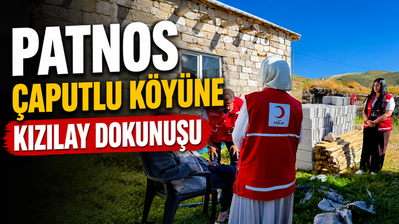 Türk Kızılay Patnos Şubesi'nden Çaputlu Köyü'ne Destek Eli