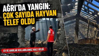 Türk Kızılayı Ağrı Şubesi Yangın Mağdurlarını Ziyaret Etti