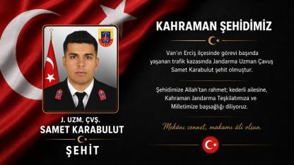 Van'da Görev Başında Şehit Olan Jandarma Uzman Çavuşa Veda