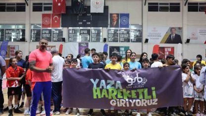 O ilde yaz spor okulları coşkuyla başladı