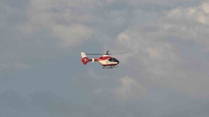 Bahçesaraylı hamile kadın ambulans helikopter ile Van’a getirildi