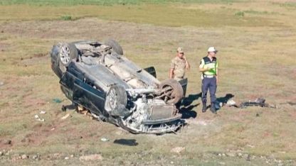 Van'da araç takla attı: 4 yaralı