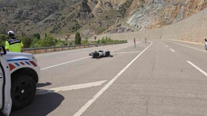 Erzurum İspir’de motosiklet kazası: 1 Yaralı