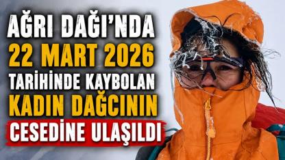 Ağrı Dağı'nda zirve tırmanışında kaybolan dağcının cesedine ulaşıldı