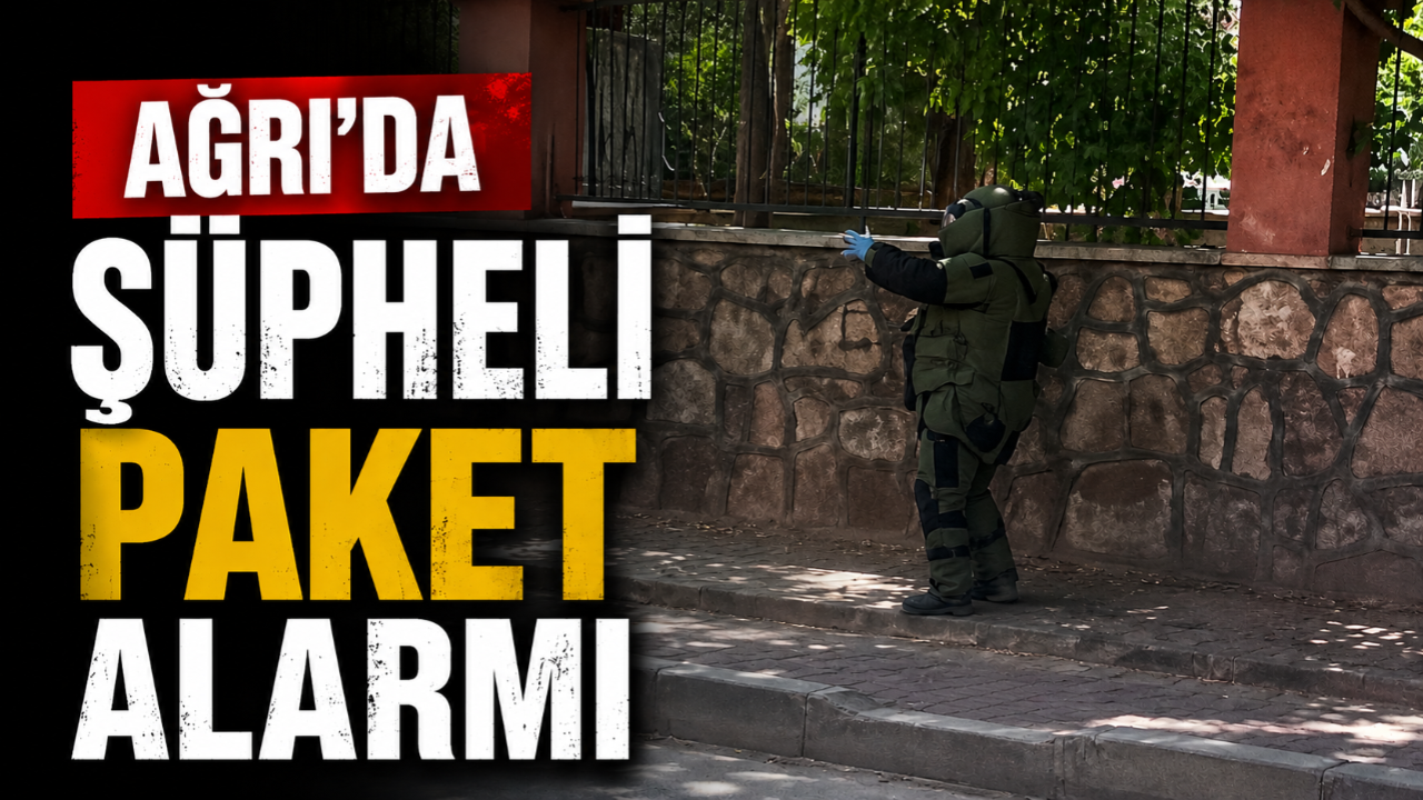 Ağrı'da Şüpheli Paket Alarmı: Fünyeyle Patlatıldı