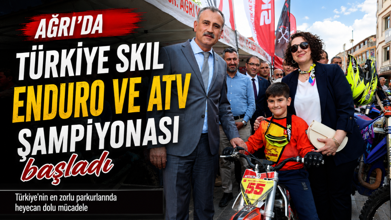 Ağrı’da Türkiye SKIL Enduro ve ATV Şampiyonası başladı