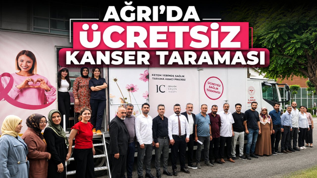 Ağrı’da vatandaşlara ücretsiz kanser taraması yapıldı
