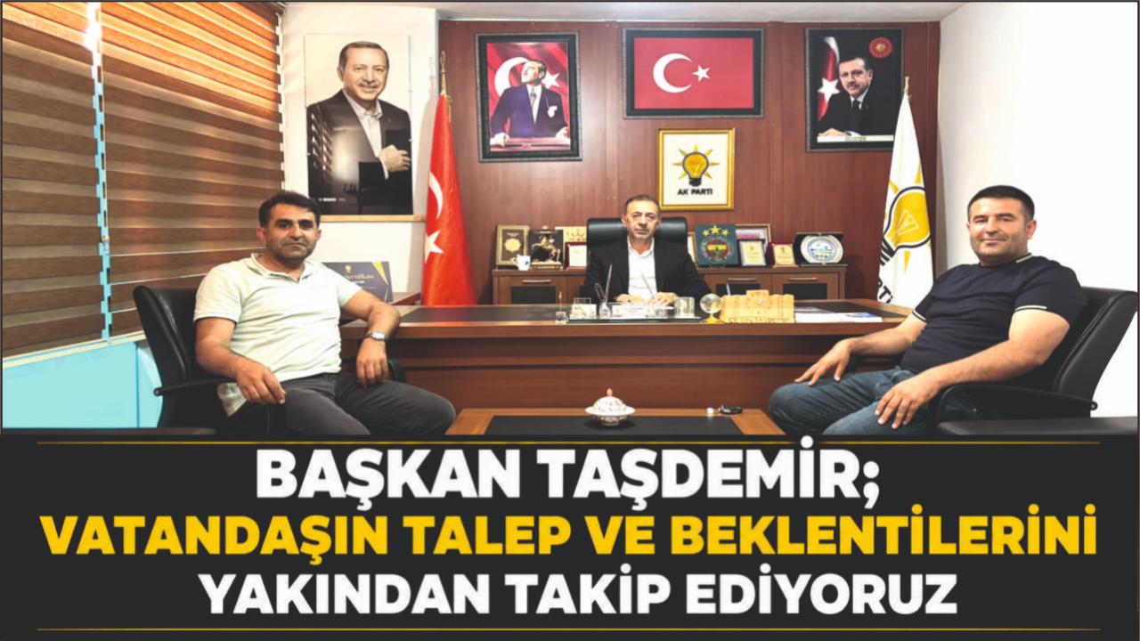 Başkan Taşdemir: "Vatandaşlarımıza Ulaşmak İçin Çalışmalarımızı Aralıksız Sürdürüyoruz"