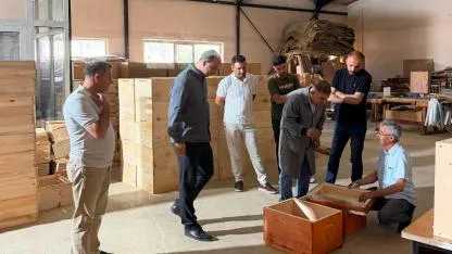 Coğrafi İşaretli Ağrı Geven Balı için kovan üretimi yapılıyor