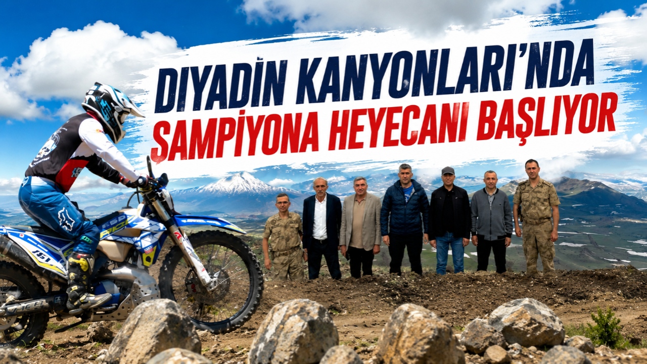 Diyadin Kanyonları’nda şampiyona heyecanı başlıyor