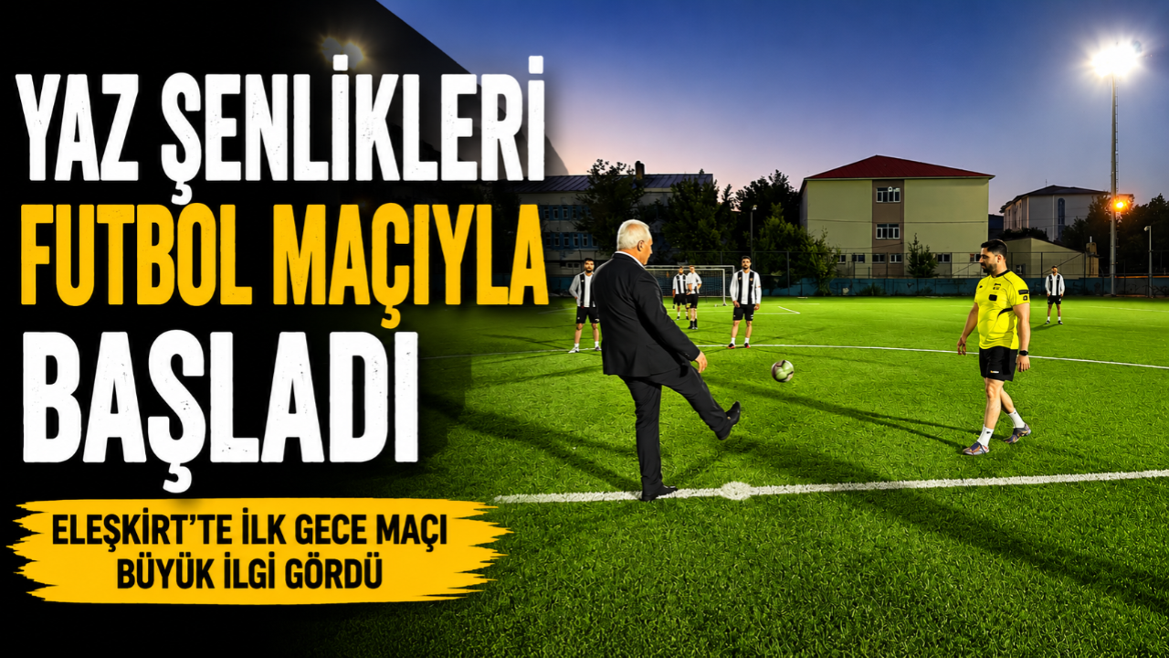 Eleşkirt'te Başkan Ramazan Yakut İlk Vuruşu Yaptı, Şenlikler Başladı
