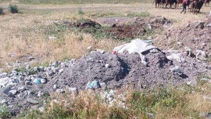 Erciş Nişancı Mahallesinde Doğa Kirliliğine Tepki