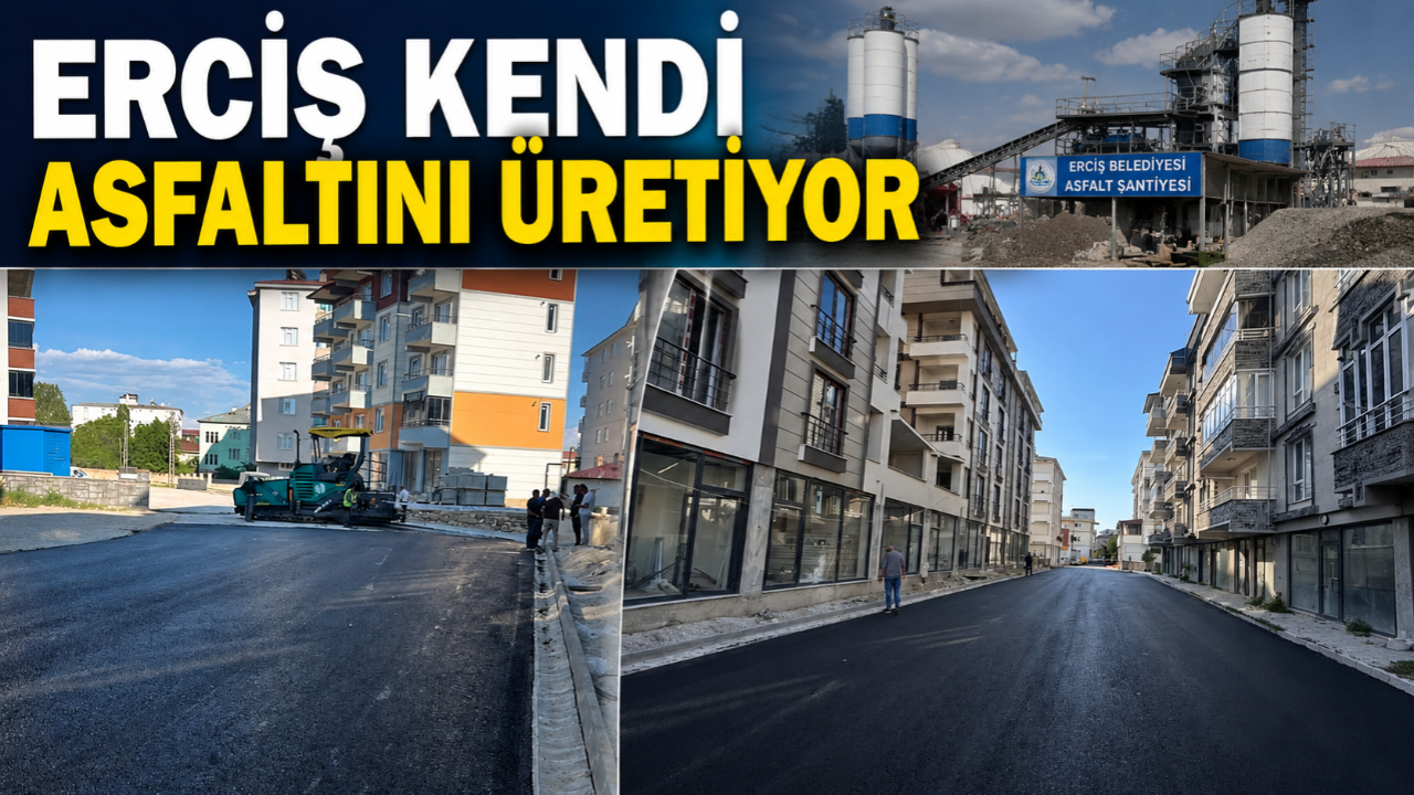 Erciş'te Asfalt Dönemi Başladı