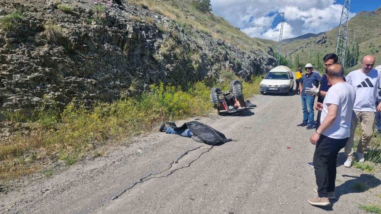 İspir’de kahreden kaza: ATV’den düşen şahıs hayatını kaybetti