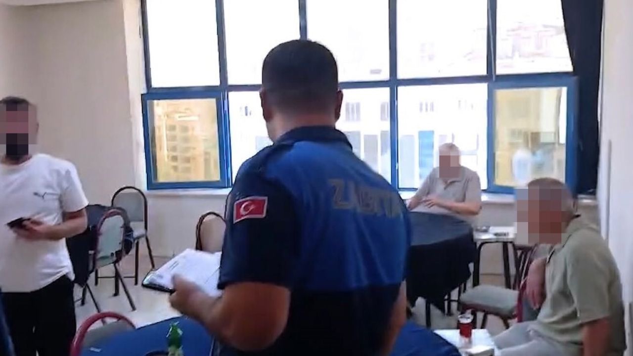 Kumar oynandığı tespit edilen ruhsatsız iş yeri mühürlendi